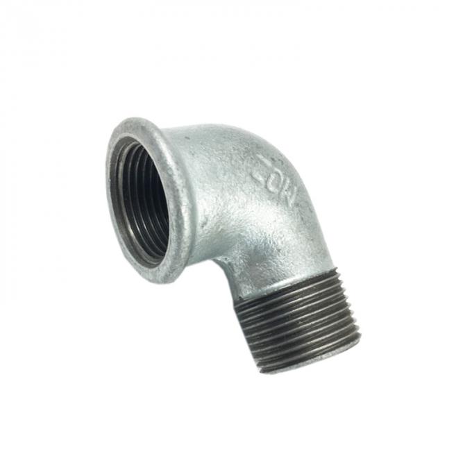 Metallurgical Galvanized Black Malleable Iron Street Elbow Male Female NPT Thread 0
