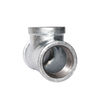 ANSI Standard Black Paint Malleable Iron Tee 3 Way Pipe Fitting Square Head Code