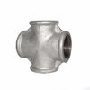 Weld Casting Iron 4 Way Pipe Fitting Cross For Plumbing Pipe Smooth Surface