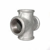 Weld Casting Iron 4 Way Pipe Fitting Cross For Plumbing Pipe Smooth Surface