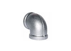 malleable iron pipe fitting 22.5 degree 90 degree elbow tee for fire protection