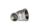 Plain Malleable Iron Elbow 1 Inch Galvanized Pipe Fittings No Thread