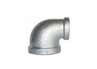 Plain Malleable Iron Elbow 1 Inch Galvanized Pipe Fittings No Thread