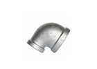 Hot / Cold Dipped Galvanized Oil Pipe Fittings Male Female Elbow 90 Degree NPT Thread