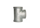 Customizable Malleable Iron Tee 3 4 Inch Pipe Connector Round / Square Type