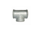 Anti Rust Black Malleable Iron Tee 90 Degree 32mm Waste Pipe Fittings Fire Resistant