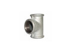 Customized Size Black Malleable Iron Pipe Fittings Equal 90 Degree Tee DIN Standard