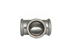 High Tensile Strength Malleable Iron Tee BSPT Female Tee Fitting For Water Pipe