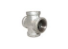 Customized Size 4 Way Tee Pipe Fitting , Reducer Coupling Pipe Fittings Wearable