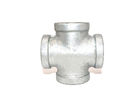 Fireproof Toilet Pipe Fitting Cross 4 Way Pipe Connector ISO 7/1 Standard