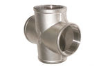 Casting 316 Stainless Steel Pipe Fittings SS Cross ANSI Standard Anti Corrosion