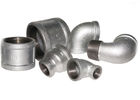 1/2&quot;-6&quot; White Color Malleable Iron Pipe Fittings Galvanized Surface