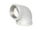 Malleable Iron PO Lined Pipe Fittings 90R Reducing Elbow For Gas Oil Distribution
