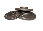 1/2 Inch Malleable Iron Floor Flange / Malleable Iron Fittings Shelving Retro Sandblasted