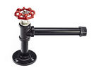 Malleable Iron Vintage Industrial Pipe Toilet Paper Holder Home Decoration