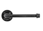 E Coated Industrial Pipe Fitting Wall Shelf , NPT / BSPT Thread Toilet Paper Holder