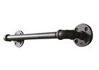 Wall Mounted 22 Inch Industrial Pipe Coat Rack Malleable Iron Pipe Towel Bar