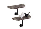 Threaded Connection Industrial Pipe Bookshelf Home Decoration Easy Installation