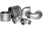 GI Plumbing 1/2 Npt Malleable Iron Pipe Fittings Gas Pipe Elbow High Hardness ANSI Standard