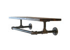 Home Decor Black Iron Wall Shelves