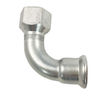 DN40*1/4&quot; 40*1/2&quot; 50*2&quot; BSPP Push Fit To Compression Elbow
