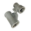 6 Inch Malleable Y Type Galvanized Cross Pipe Fitting