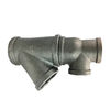 6 Inch Malleable Y Type Galvanized Cross Pipe Fitting