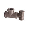 Cast Black Malleable Pipe Fitting Tee DN15 Threaded