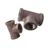 Cast Black Malleable Pipe Fitting Tee DN15 Threaded