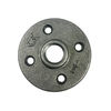 4 Holes Malleable Iron Floor Flange 10mm For Home Decoration