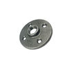 4 Holes Malleable Iron Floor Flange 10mm For Home Decoration