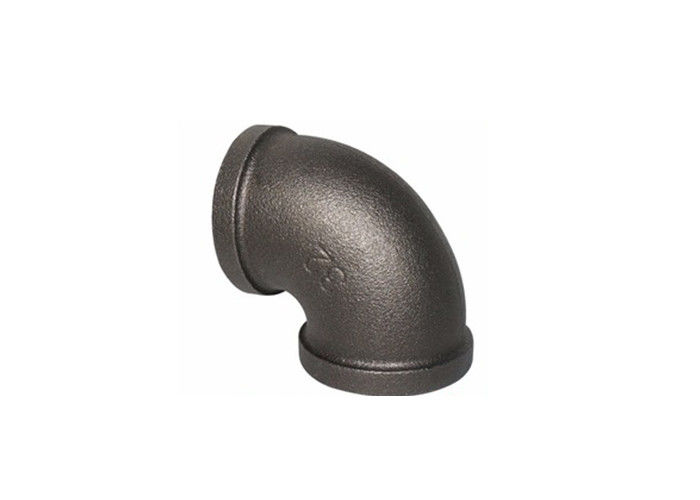 China Malleable Cast Iron Fittings Threaded Pipe Elbow 1/2 Npt 90 Degree With Casting factory