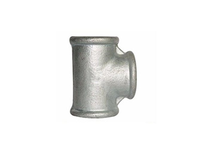buy Customizable Malleable Iron Tee 3 4 Inch Pipe Connector Round / Square Type online manufacturer