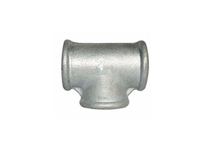 buy 3x3/4 Inch Malleable Iron Pipe Fittings Black Iron Reducing Tee Round / Square Type online manufacturer