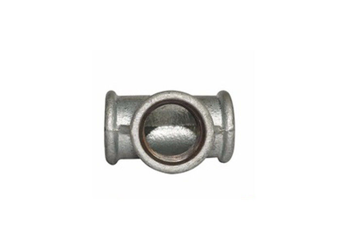 China Customized Size Black Malleable Iron Pipe Fittings Equal 90 Degree Tee DIN Standard factory