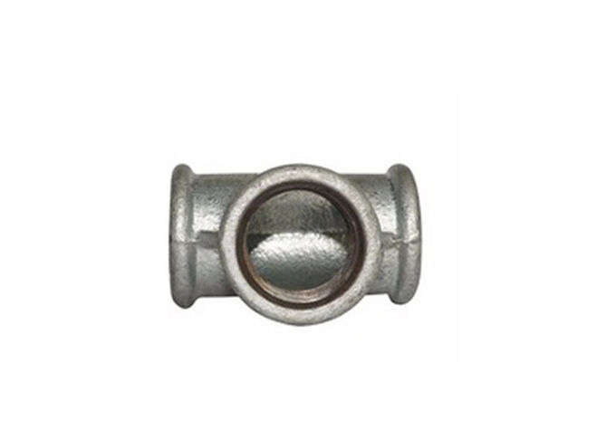 Galvanized Black Banded Malleable Iron Threaded Pipe Fittings of 130r Tees Reducing 0
