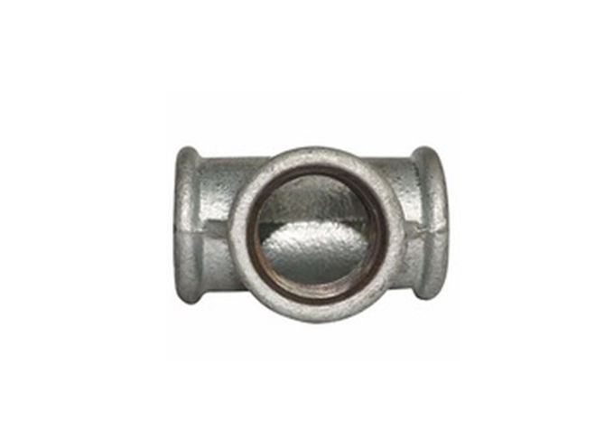 China Factory Malleable Iron Pipe Fittings Galvanized/ Black Tees 0