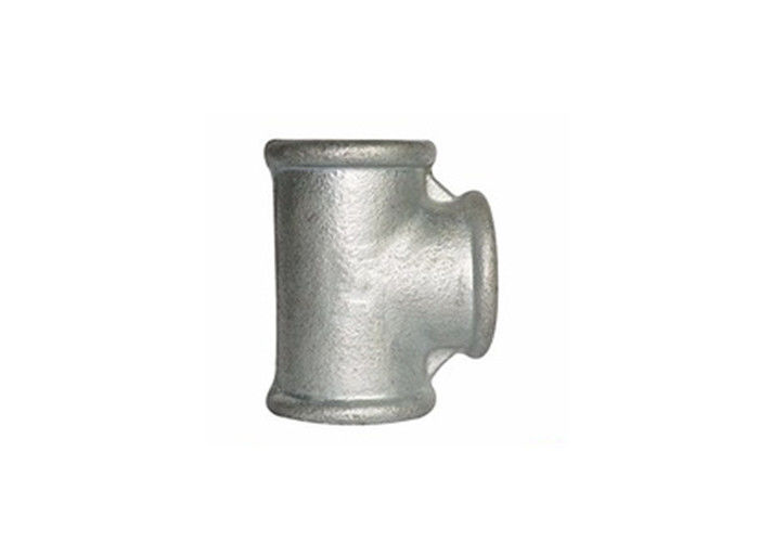 buy BS Standard Black Malleable Iron Tee , Customized Size Female Pipe Tee 1.6Mpa online manufacturer