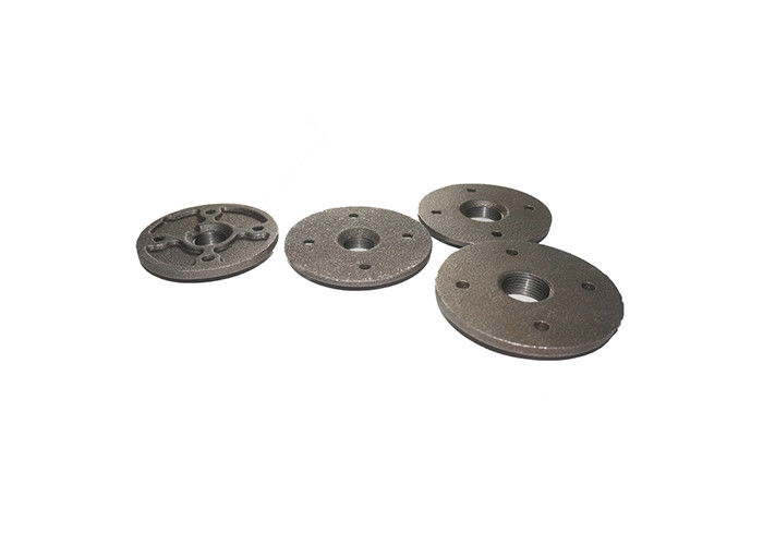buy Standard Cast Iron Pipe Flanges , Decorative Pipe Black Iron Pipe Floor Flange  3 4 online manufacturer