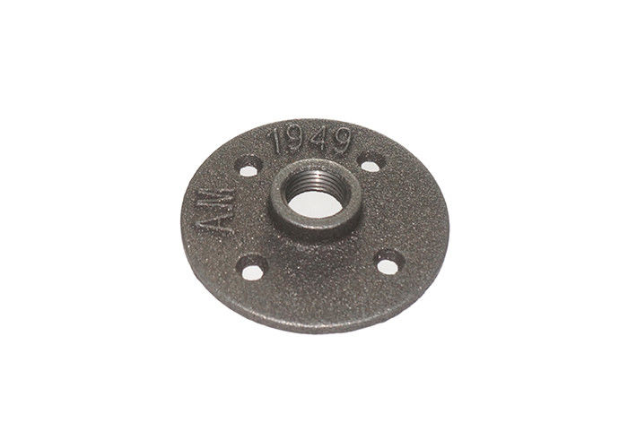 buy Customized Npt Black Malleable Iron Flange 1 2 Inch Floor Flange Casting Technics online manufacturer