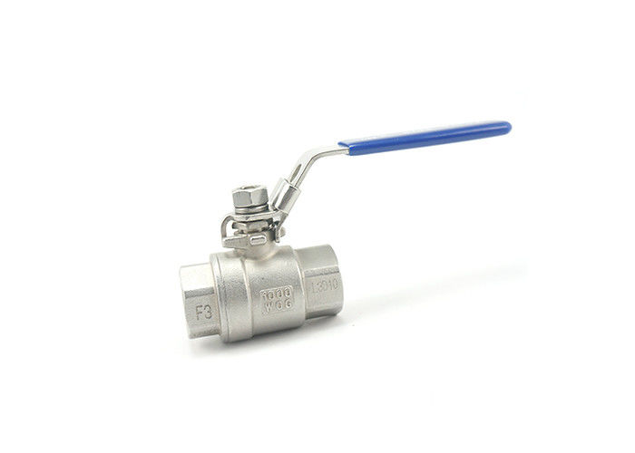 buy SS304 Body Full Port Stainless Steel Valves Water Media Wog 1000 Ball Valve online manufacturer