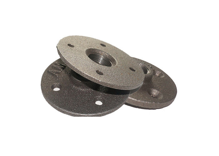 buy BSP Standard 3 4 In Black Malleable Iron Threaded Floor Flange Banded Shape online manufacturer