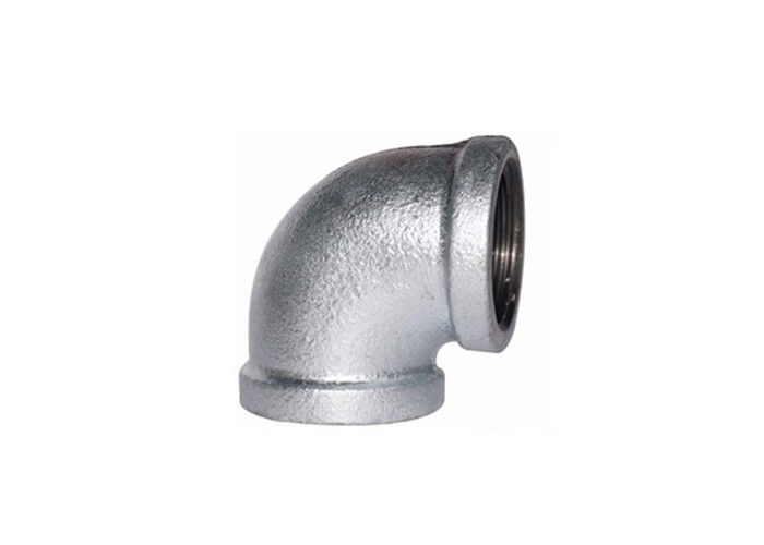 Malleable Iron Threaded Pipe Fittings Banded Galvanized Street 90 Elbow