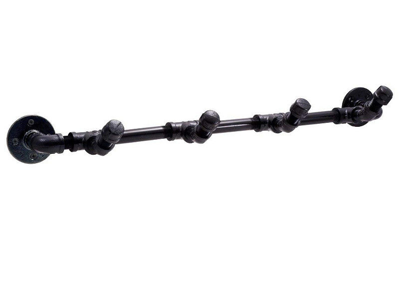 China Kitchen Countertop Paper Towel Holder Assembled Malleable Iron Pipe Fittings 12 Inch Pipe Connector With Both Screw factory