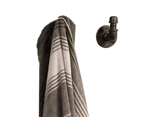 buy Home Decoration Industrial Pipe Coat Rack Wall Mounted Malleable Iron Material online manufacturer