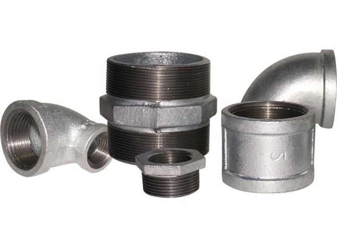 Female Threaded Malleable Cast Iron Pipe Fittings Reducing Pipe Tee ANSI / BS Standard 1