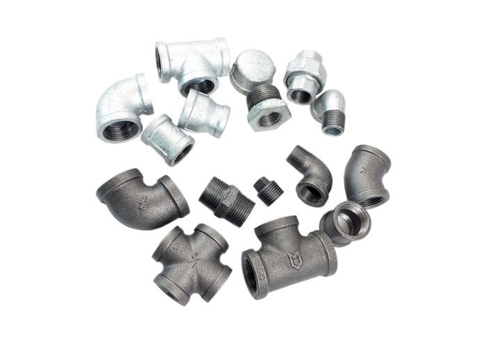 buy Plumbing Sanitary Tee Malleable Iron Pipe Fittings BSPT / NPT Thread 3/8&quot; - 4&quot; Size online manufacturer