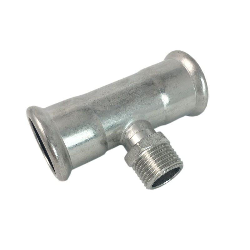 China 45 Degree Tee Bend Connector CF8 CF8M Stainless Steel Pipe Fittings For Plumbing factory