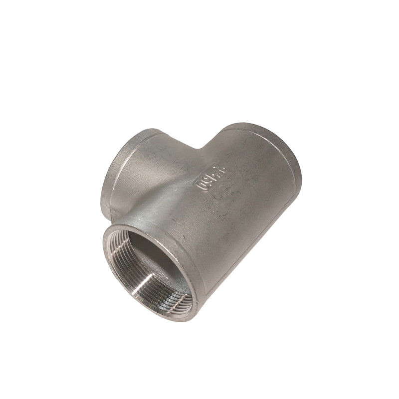 Three Way Tee Stainless Steel Pipe Fittings SCH40 For Shipbuilding