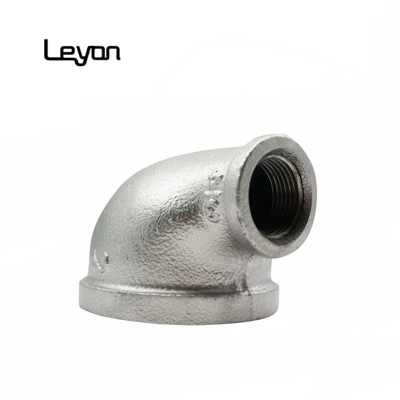 1/2" Galvanized Cast Malleable Iron Elbow Threaded 90 Degree Reducing Elbow